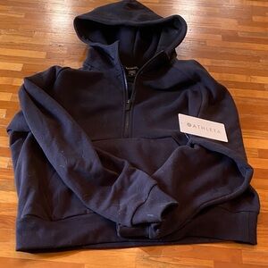 Athleta Women’s  black Half-Zip Hoodie